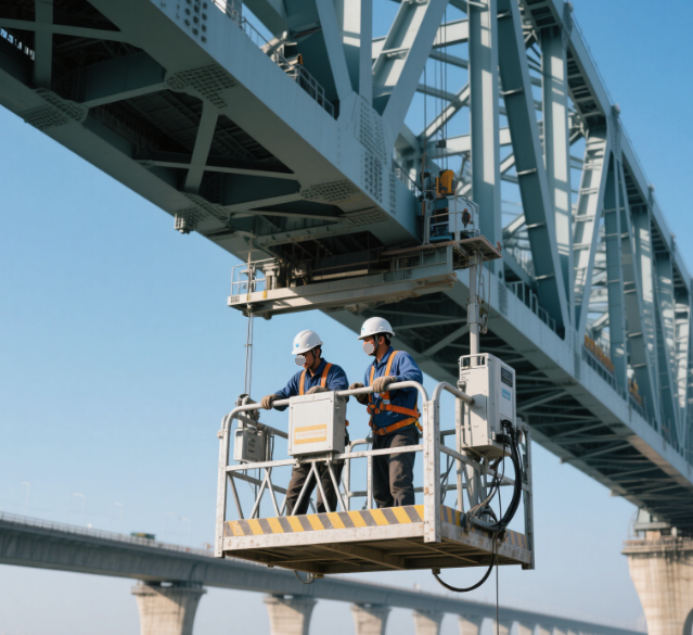 橋梁電動吊籃施工 橋梁電動吊籃施工